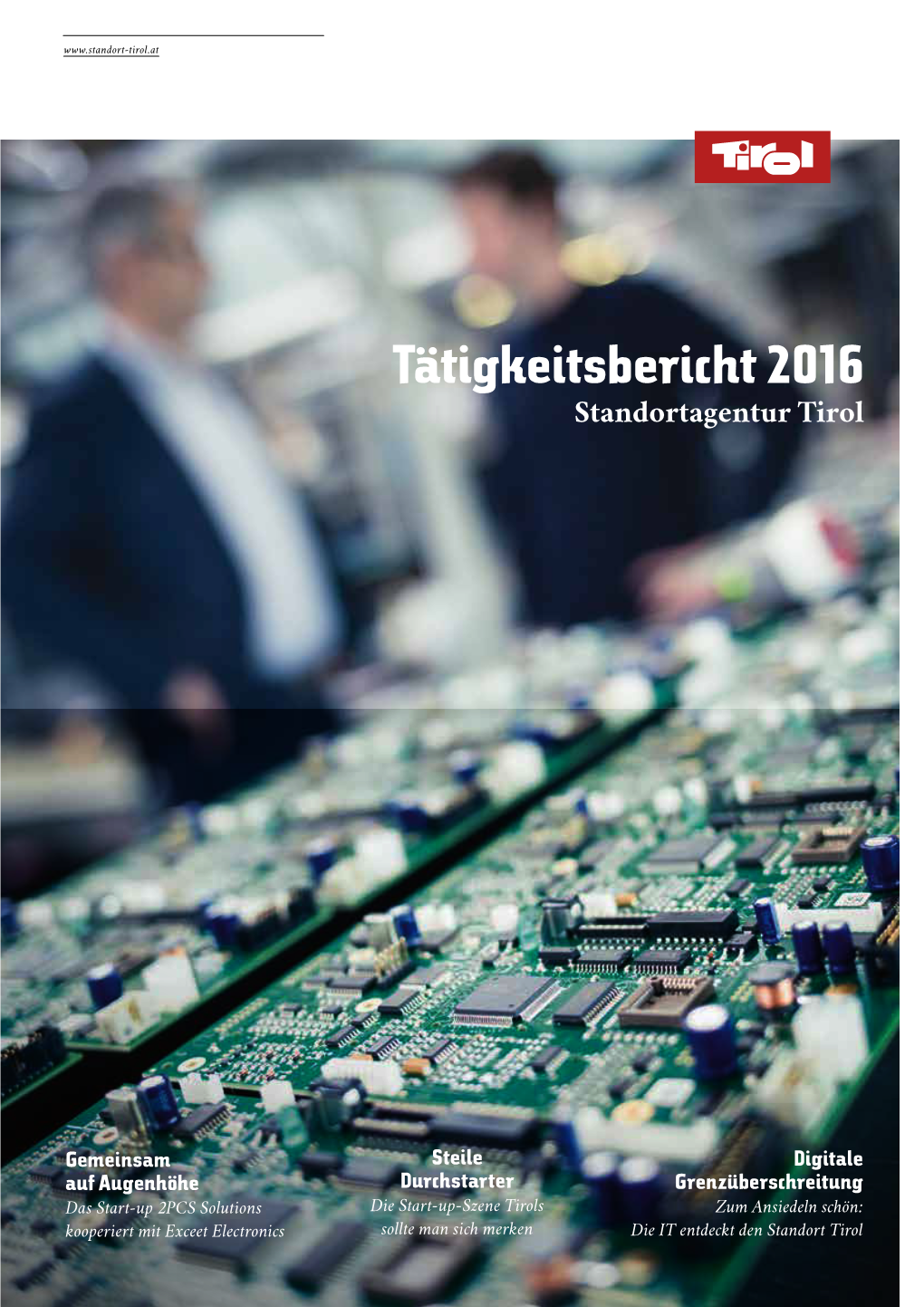 Tätigkeitsbericht 2016 Standortagentur Tirol