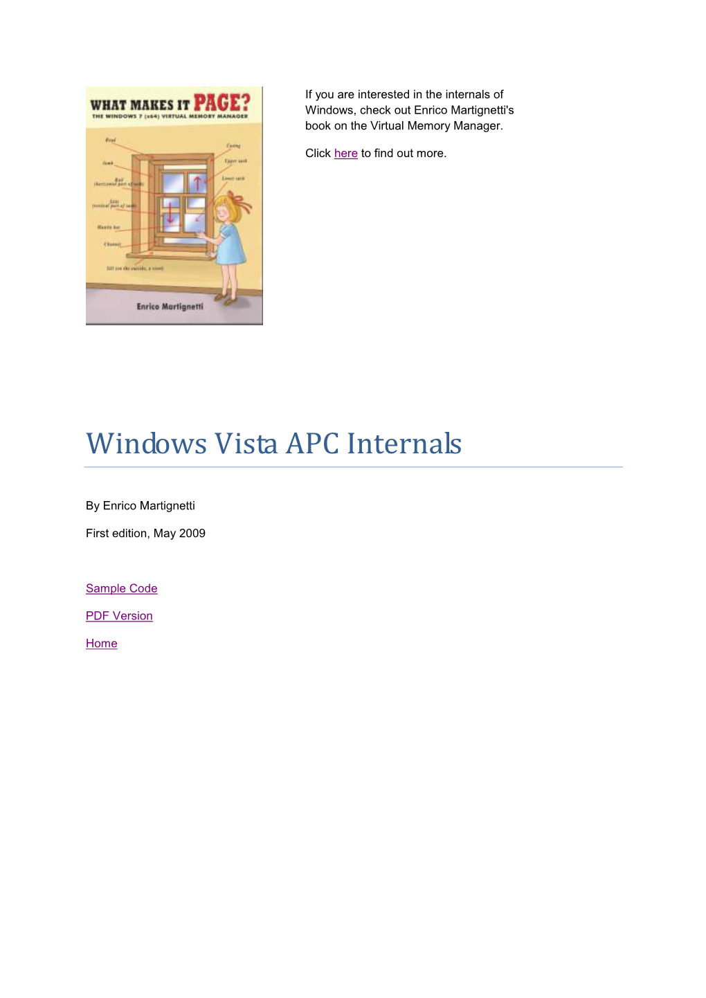 Windows Vista APC Internals