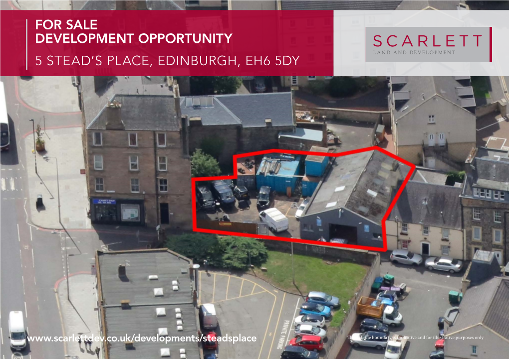For Sale Development Opportunity 5 Stead's Place
