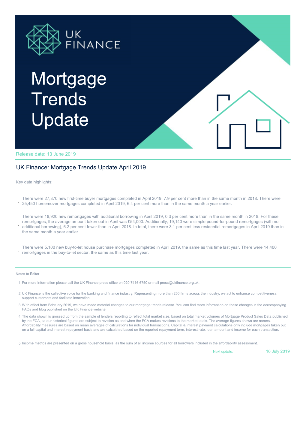 Mortgage Trends Update