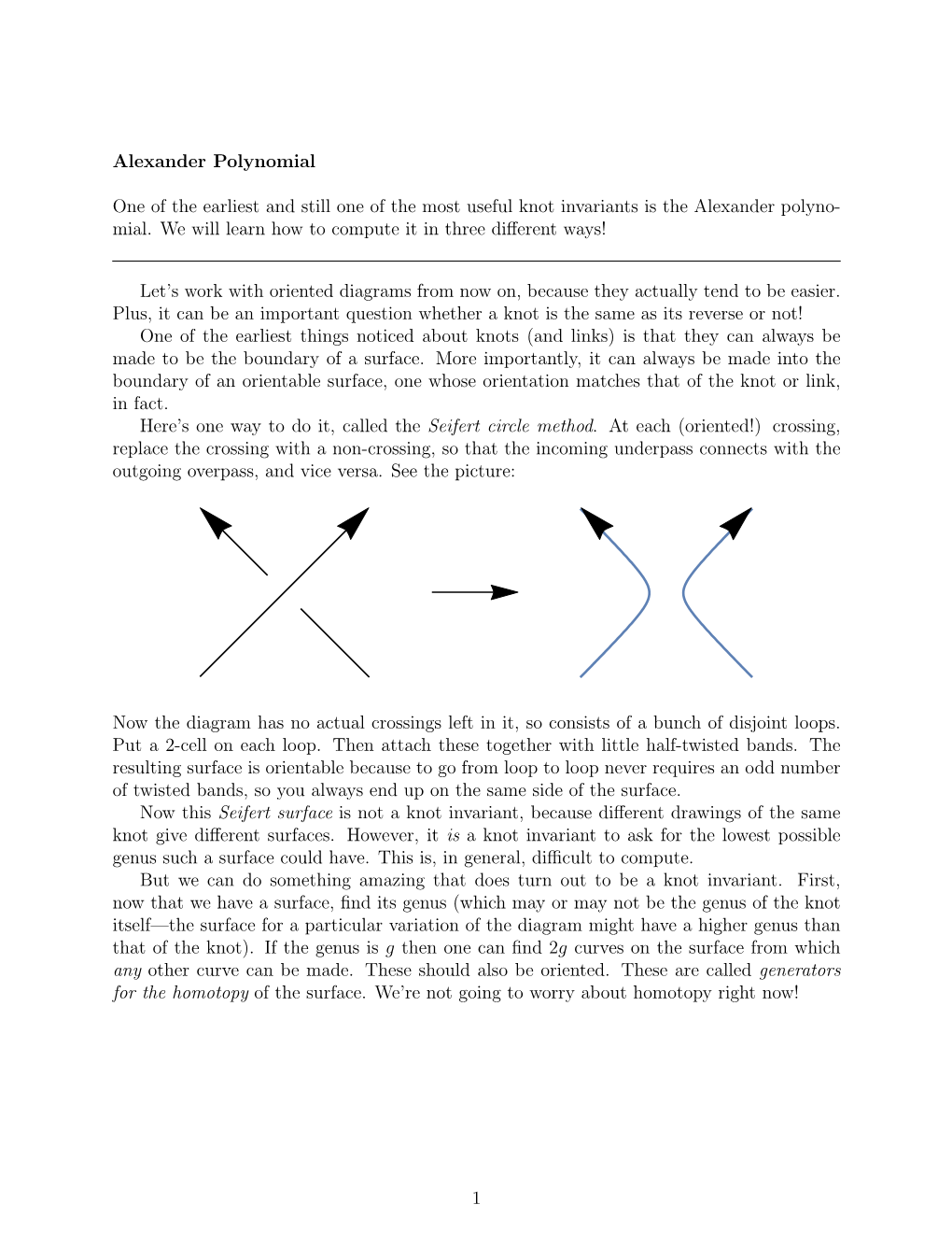 Alexander Polynomial