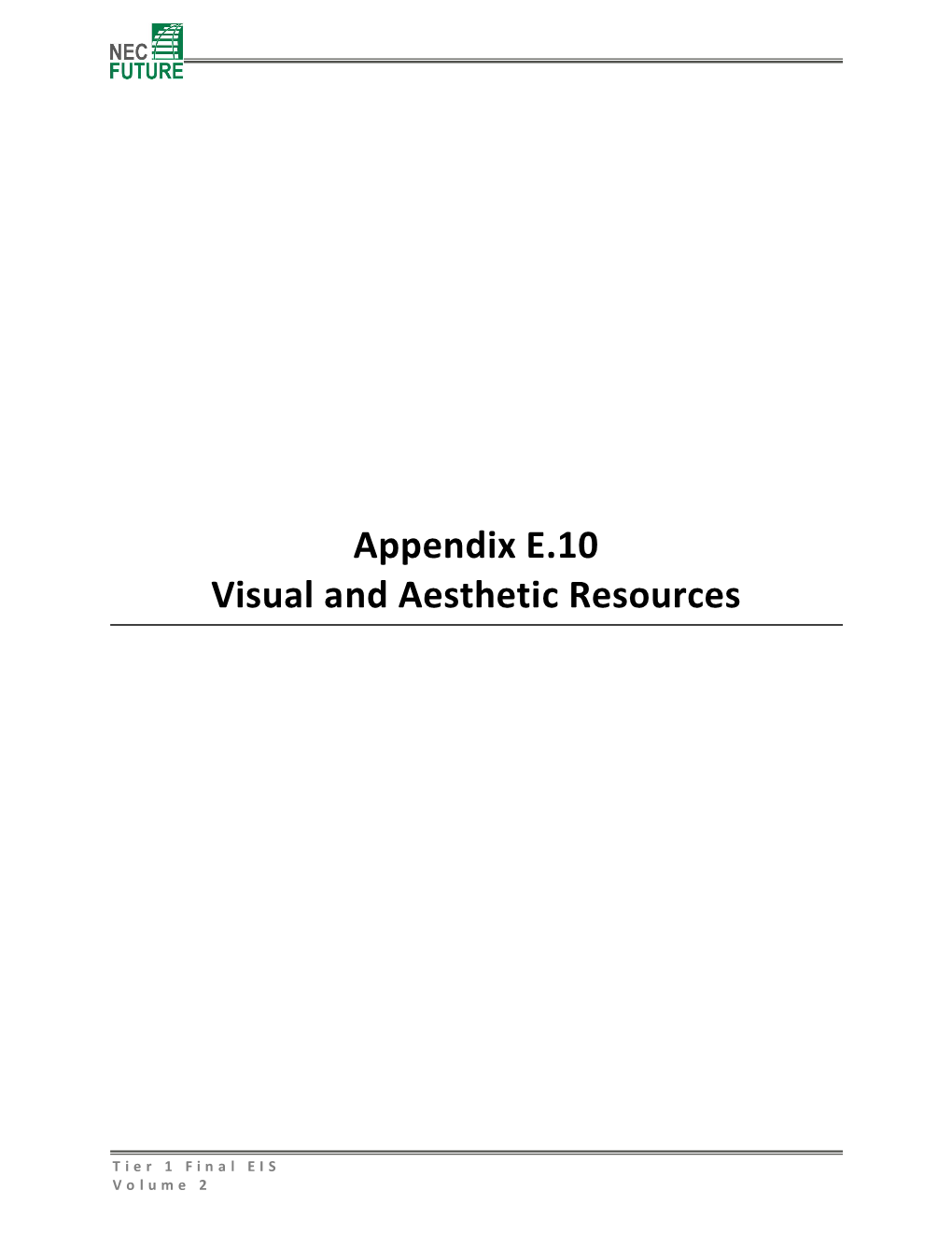 Appendix E.10 Visual and Aesthetic Resoruces