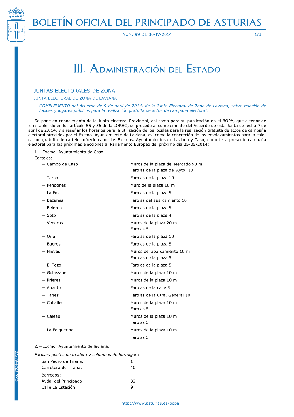 Boletín Oficial Del Principado De Asturias