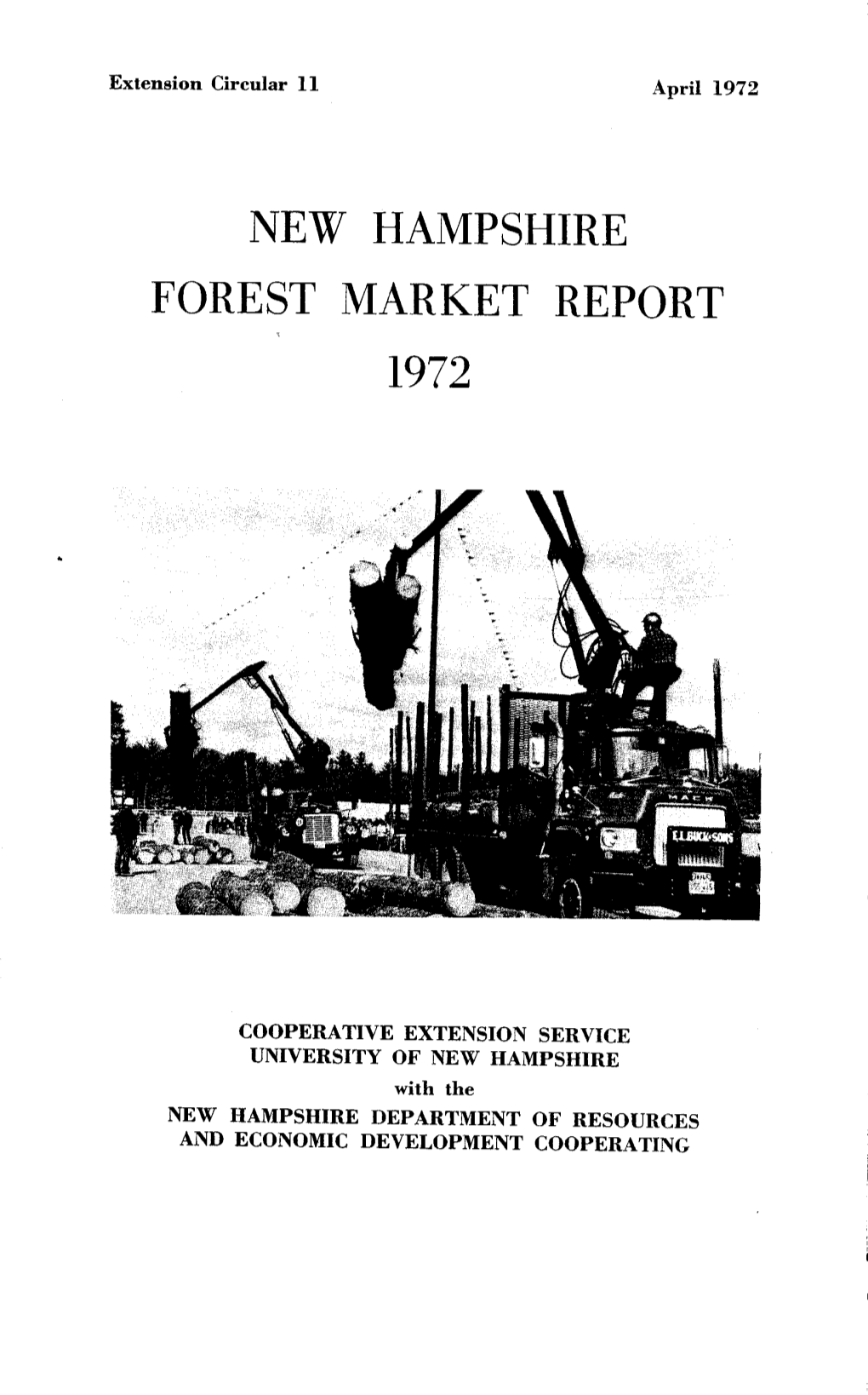 New Hampshire Forest Market Report 1972
