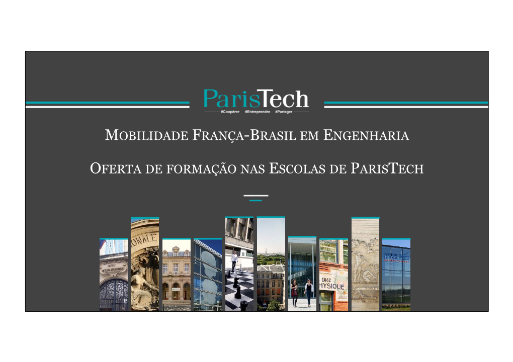 Mobilidade França-Brasil Em Engenharia Oferta De Formação Nas