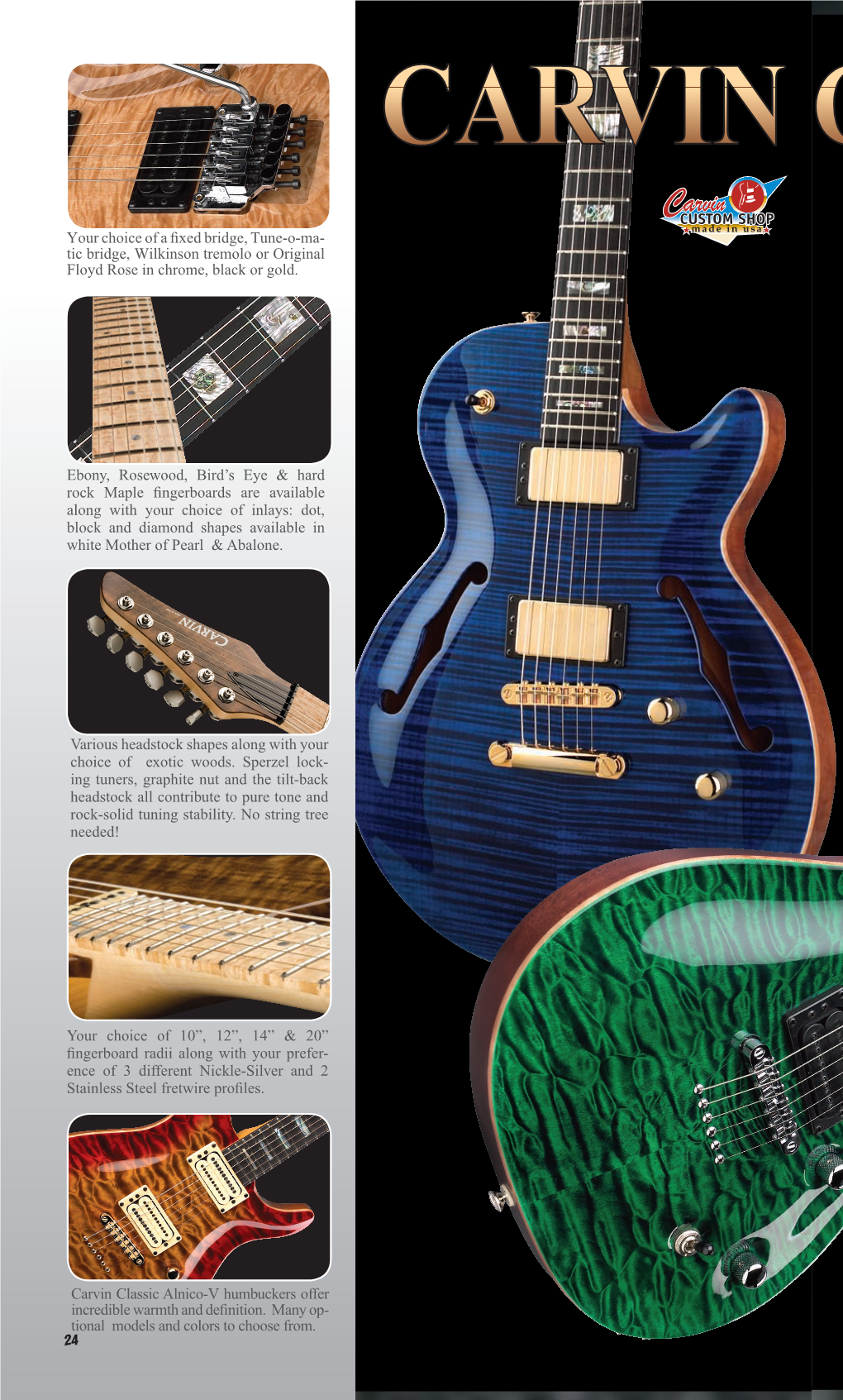 Ebony, Rosewood, Bird's Eye & Hard Rock Maple Fingerboards Are