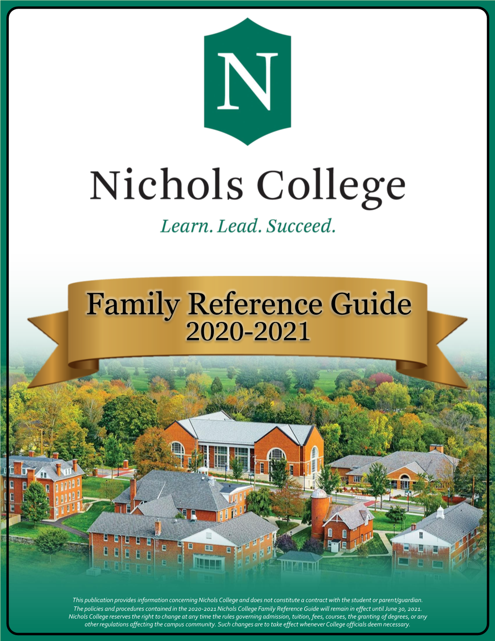 Family Reference Guide 2020-2021