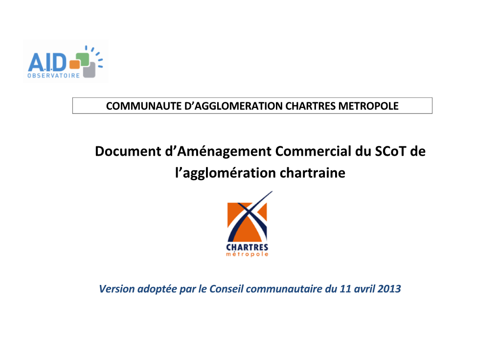 Document D'aménagement Commercial