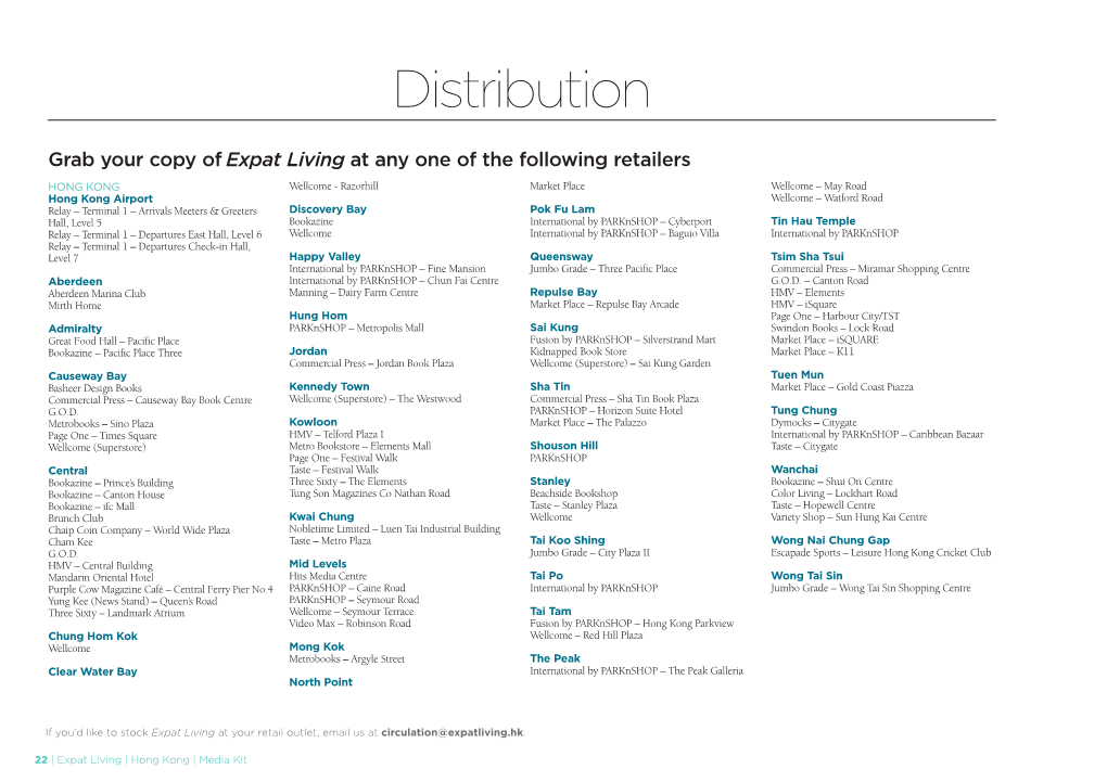 Distribution