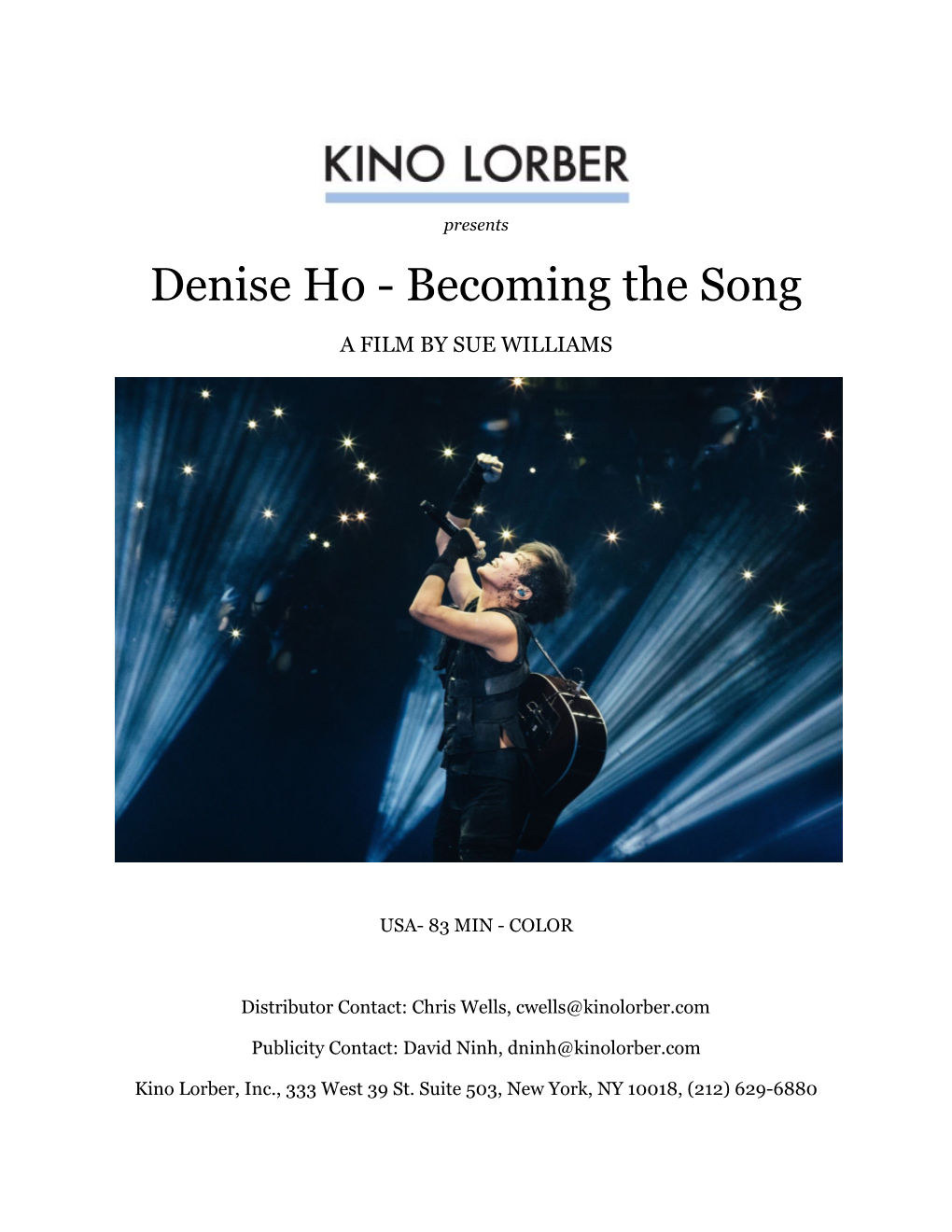 Denise Ho - Becoming the Song