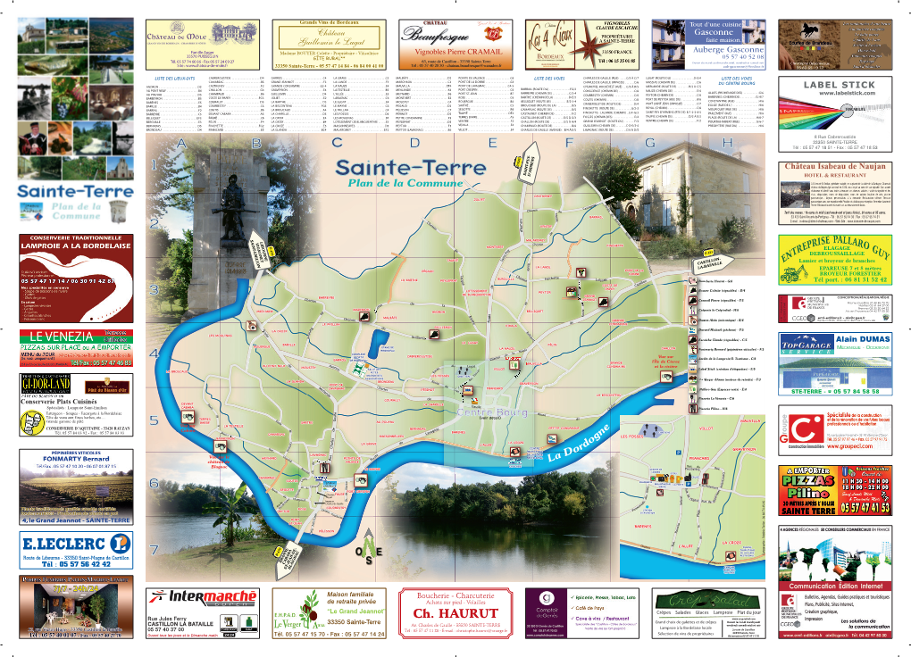 Ch. HAURUT 33350 Sainte-Terre Grand Choix De Galettes Et De Crêpes Ouvert Les Lundi Mardi Jeudi CASTILLON LA BATAILLE Av