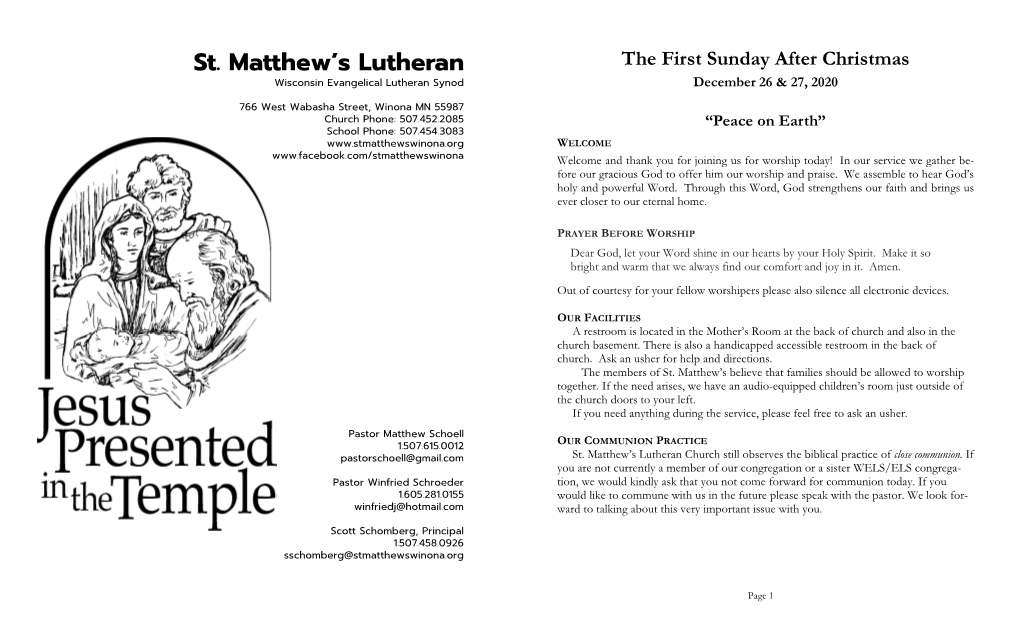 St. Matthew's Lutheran