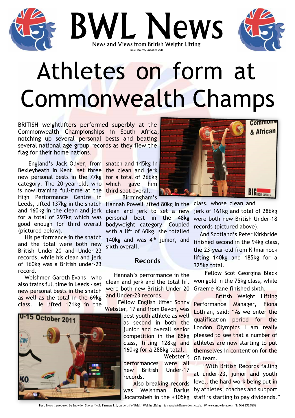 BWL News, October 2011