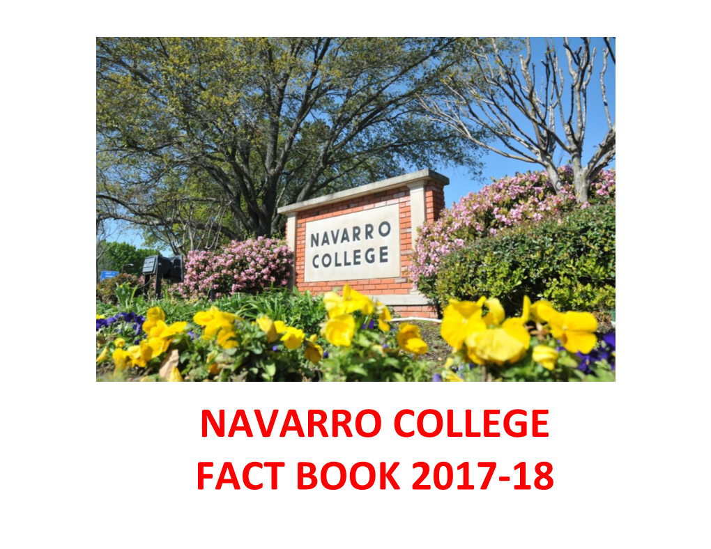 Navarro College Fact Book 2017-18