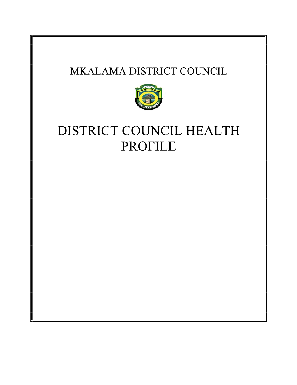 District Council Health Profile