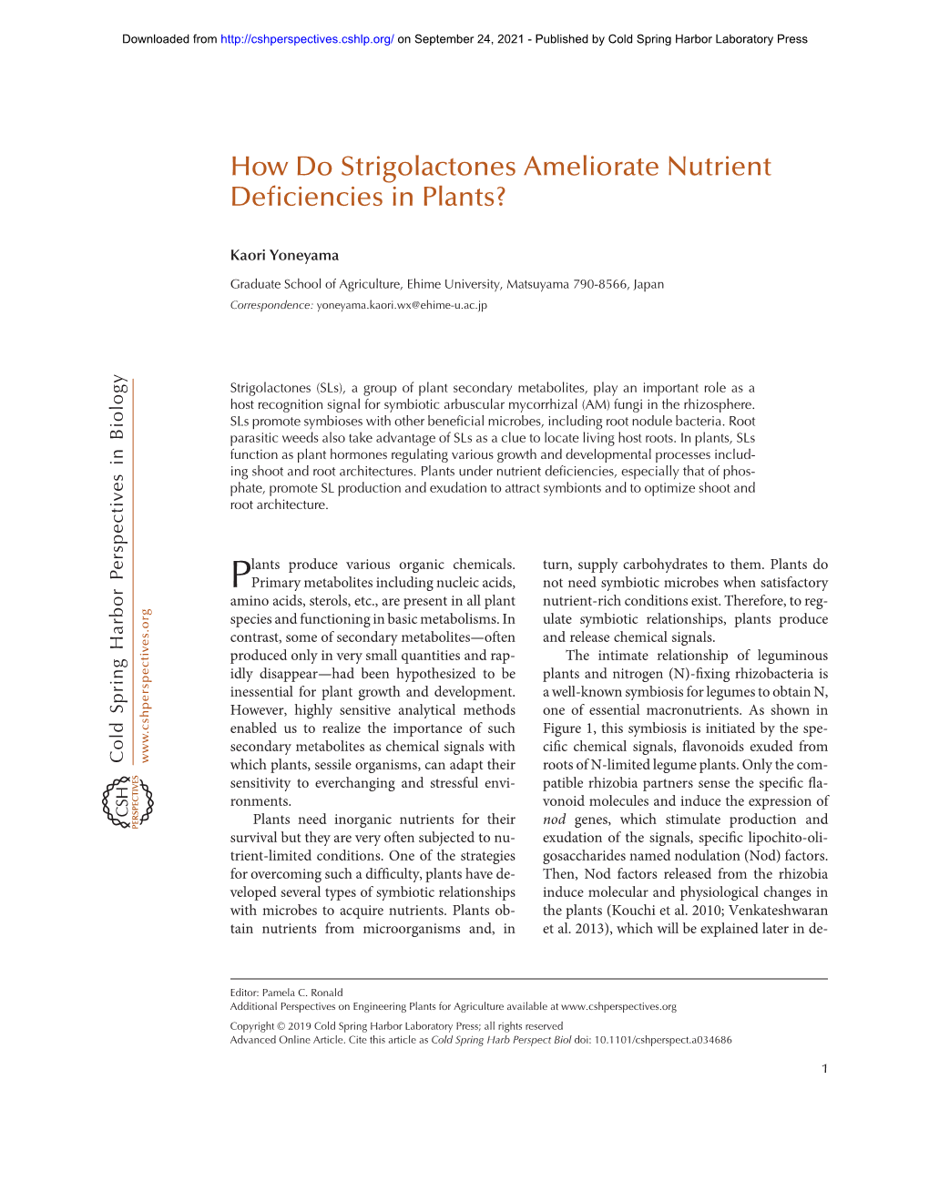 How Do Strigolactones Ameliorate Nutrient Deficiencies in Plants?
