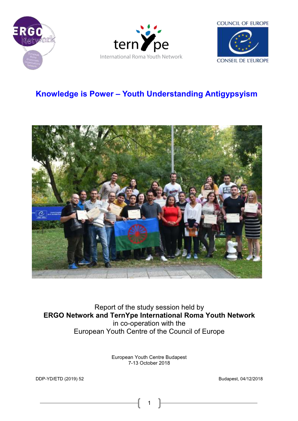 Knowledge Is Power – Youth Understanding Antigypsyism