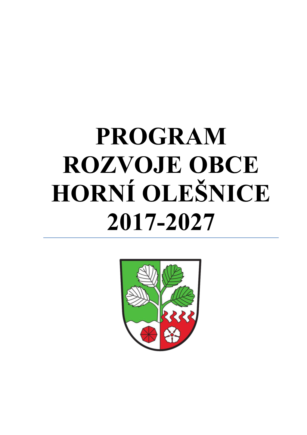 Program Rozvoje Obce Horní Olešnice 2017-2027