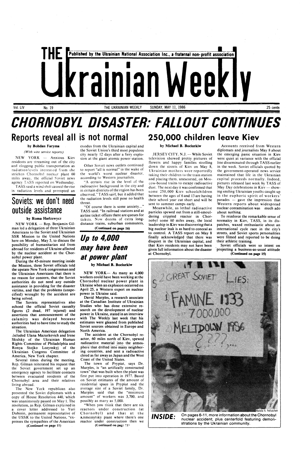 The Ukrainian Weekly 1986, No.19