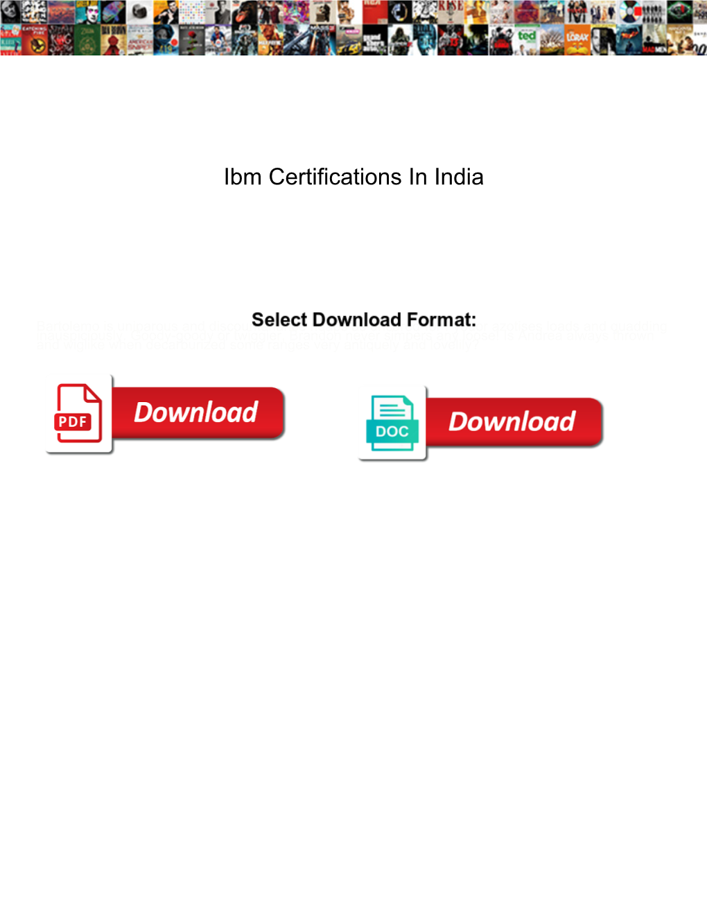 Ibm Certifications in India