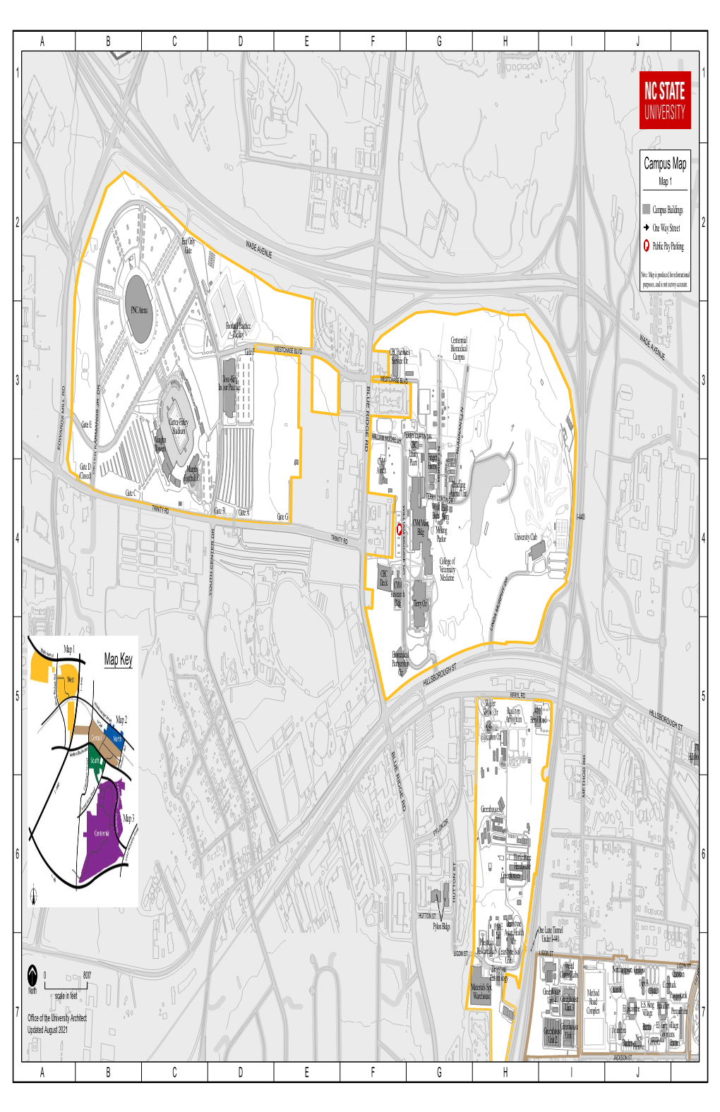 Map Key Campus