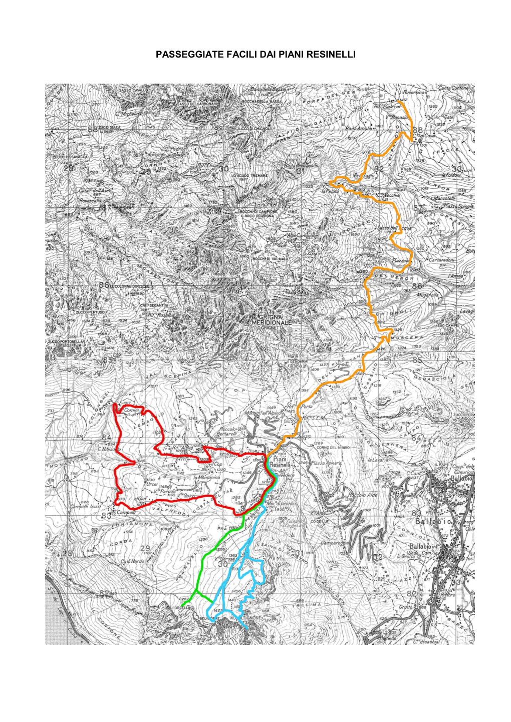 Passeggiate Facili Dai Piani Resinelli