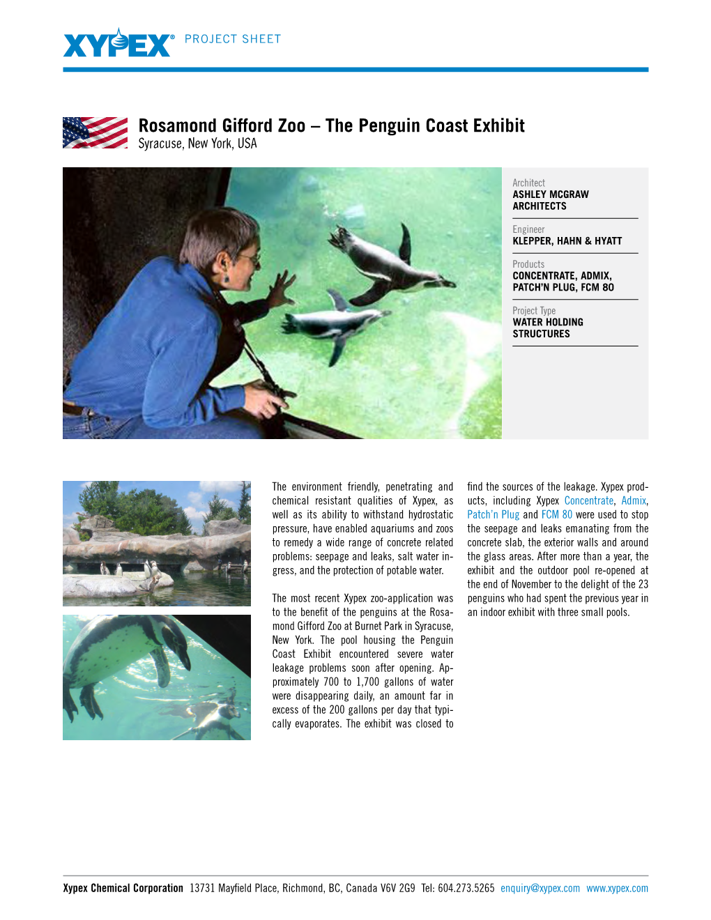 Rosamond Gifford Zoo – the Penguin Coast Exhibit Syracuse, New York, USA