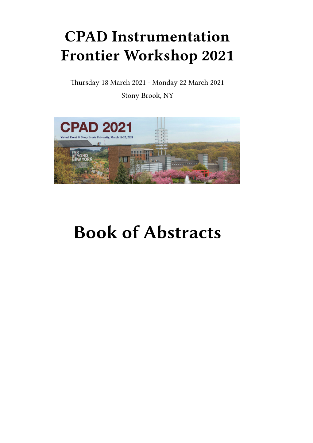 Book of Abstracts