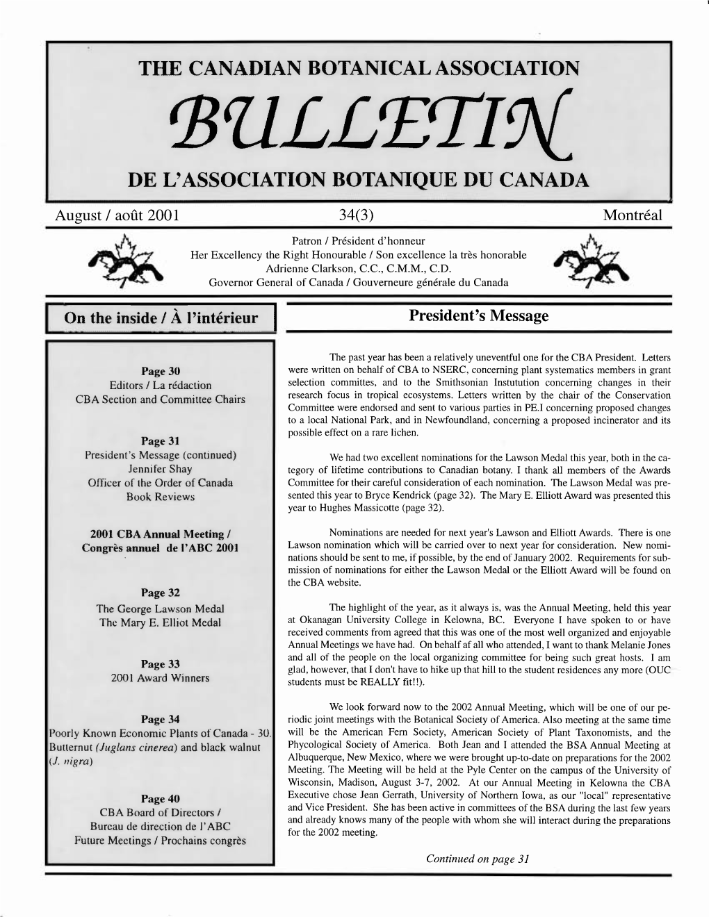 CBA/ABC Bulletin 34(3)