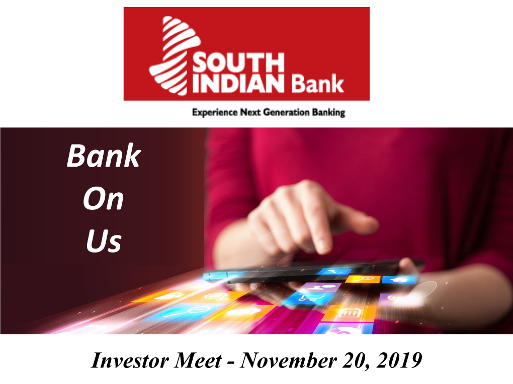 South Indian Bank Investor Presentation