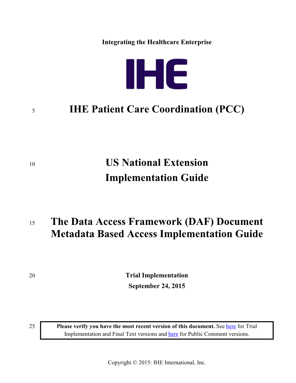 (DAF) Document Metadata Based Access Implementation Guide