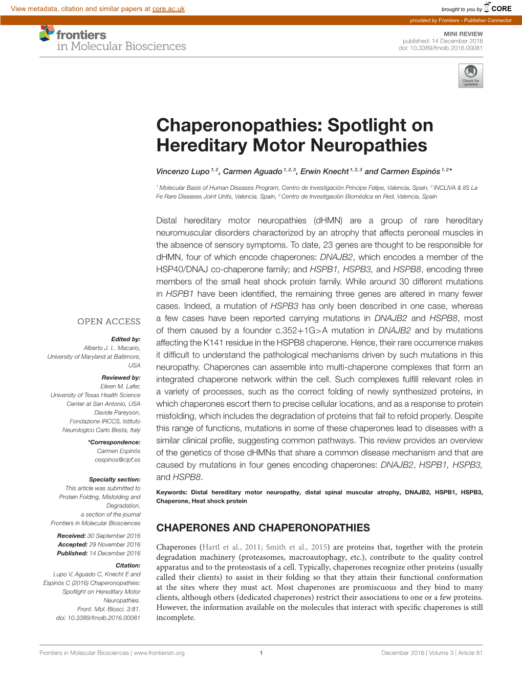 Spotlight on Hereditary Motor Neuropathies