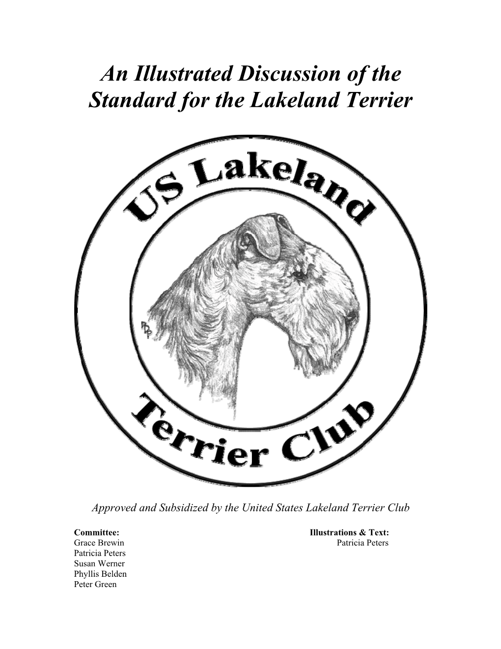 An Illustrated Discussion of the Standard for the Lakeland Terrier