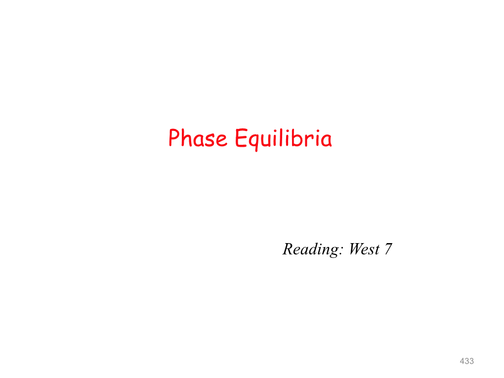 PHASE DIAGRAMS • Also Called Equilibrium Or Constitutional Diagrams • Plots of Temperature Vs