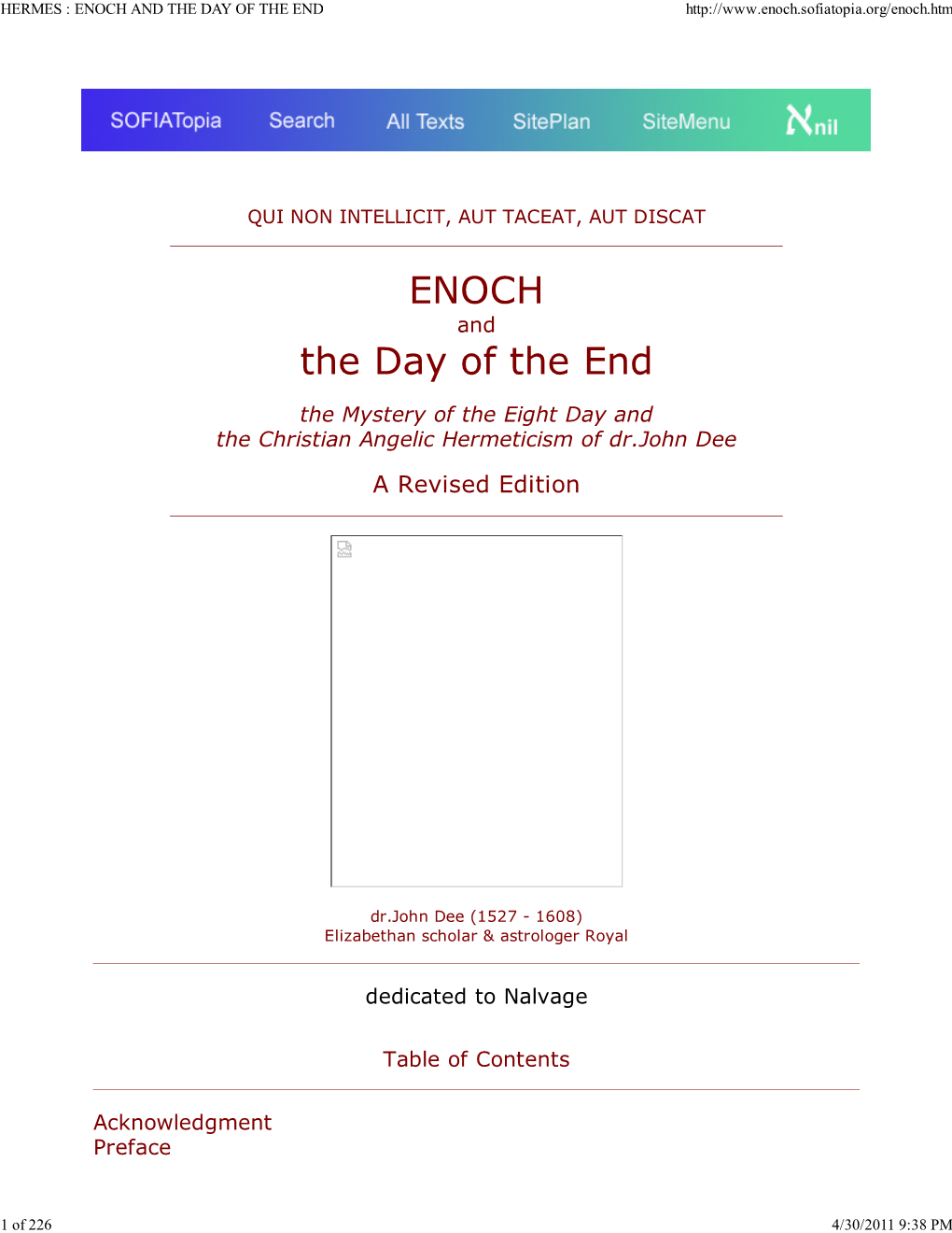 Enoch and the Day of the End