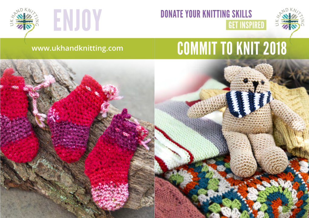 Commit to Knit 2018 Exclusive Patterns For