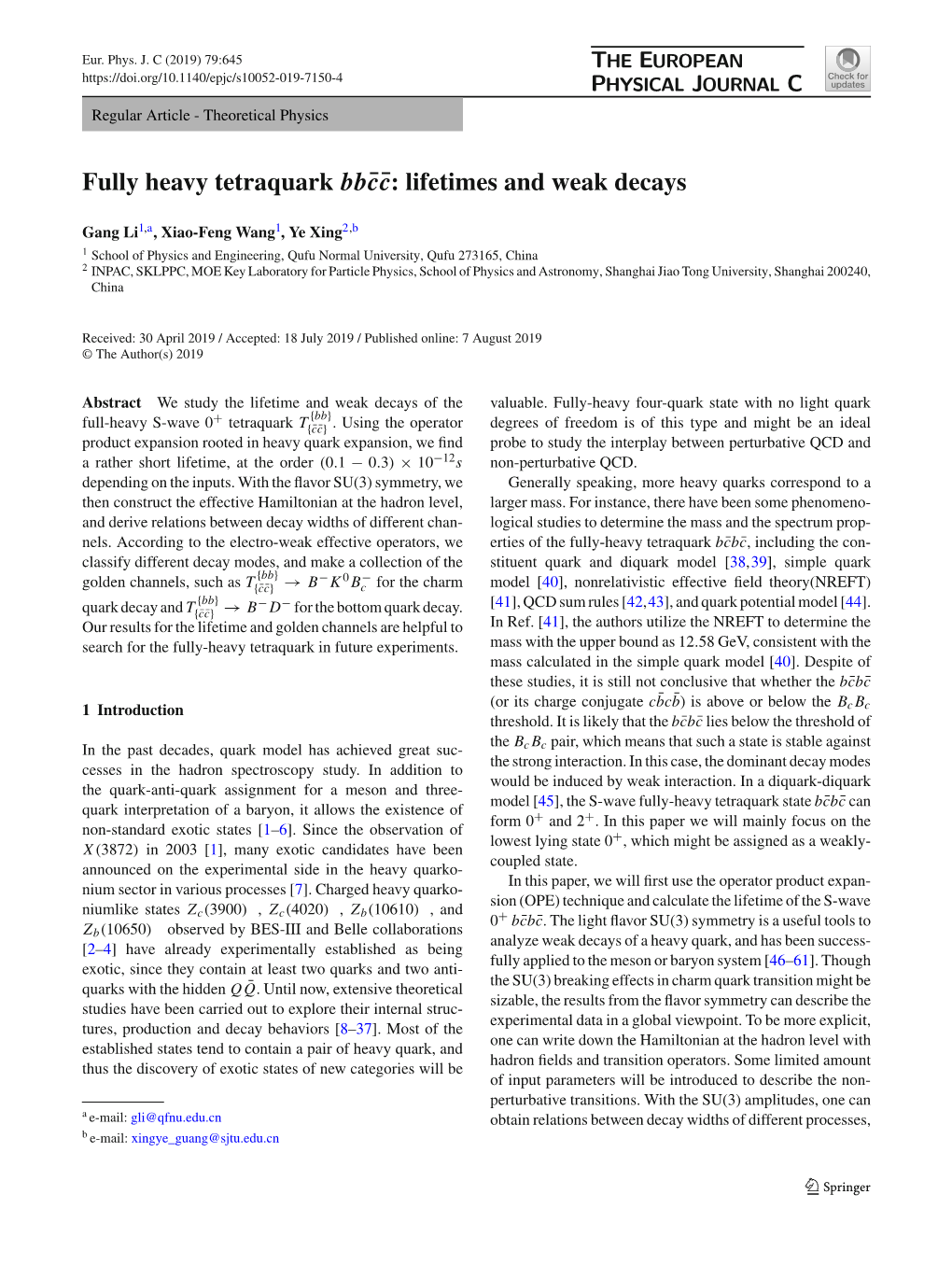 Fully Heavy Tetraquark Bb¯C¯C: Lifetimes and Weak Decays