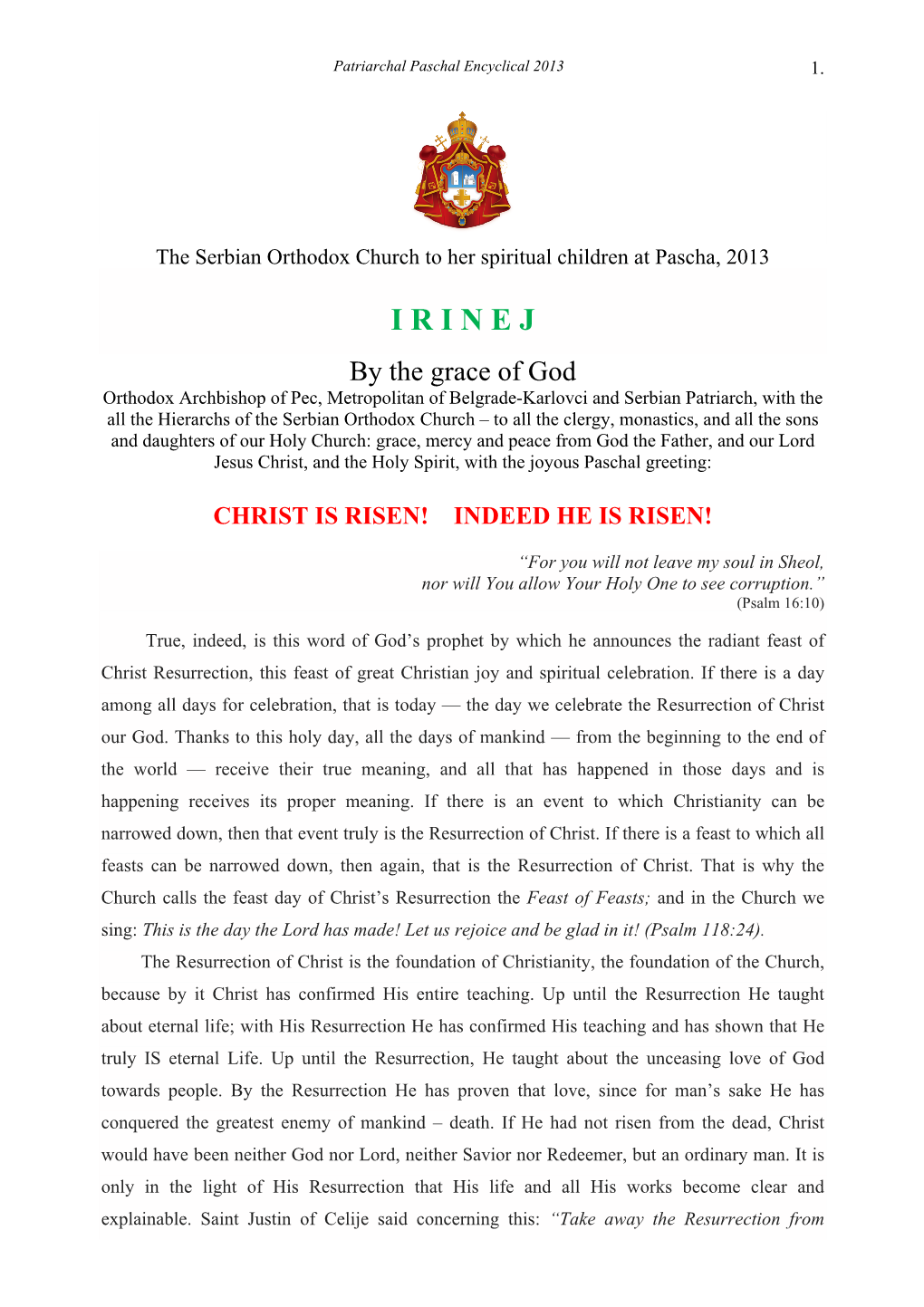 Whole Encyclical