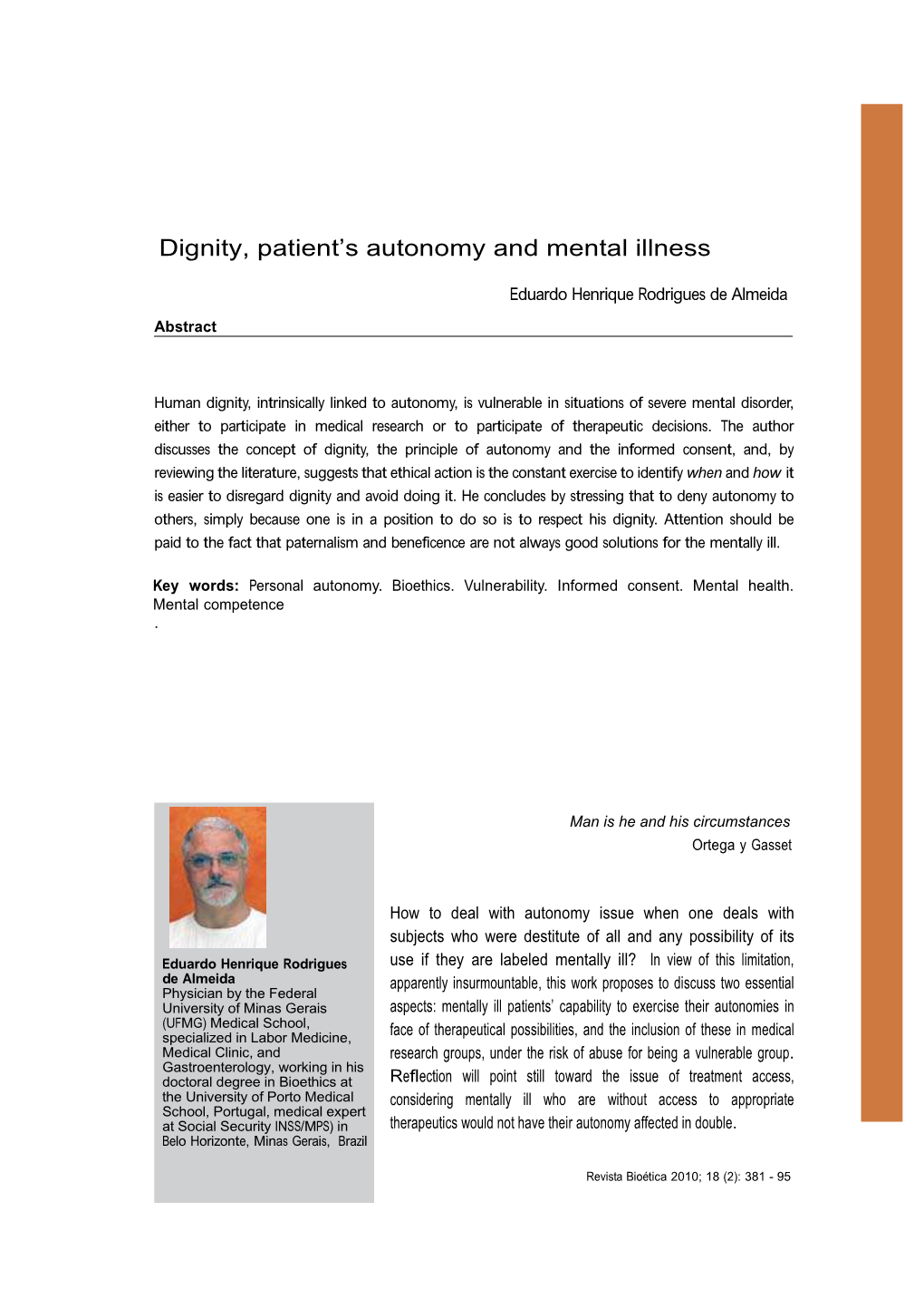 9. Dignity Patients Autonomy and Mental Illness