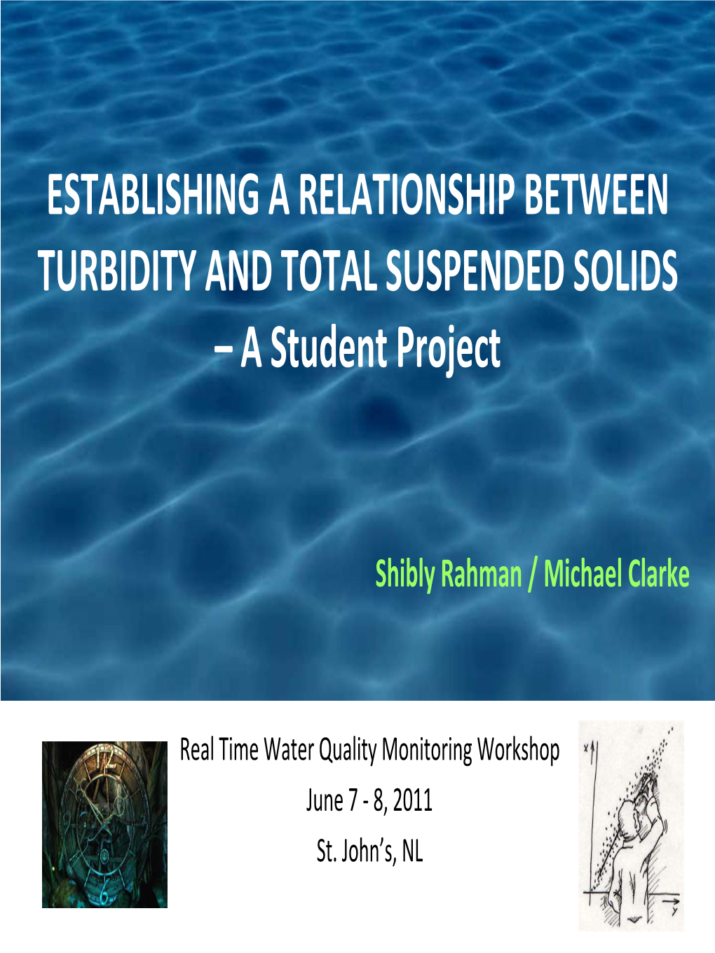 Establishing Relationship Between Turbidity & Total Suspended Solid