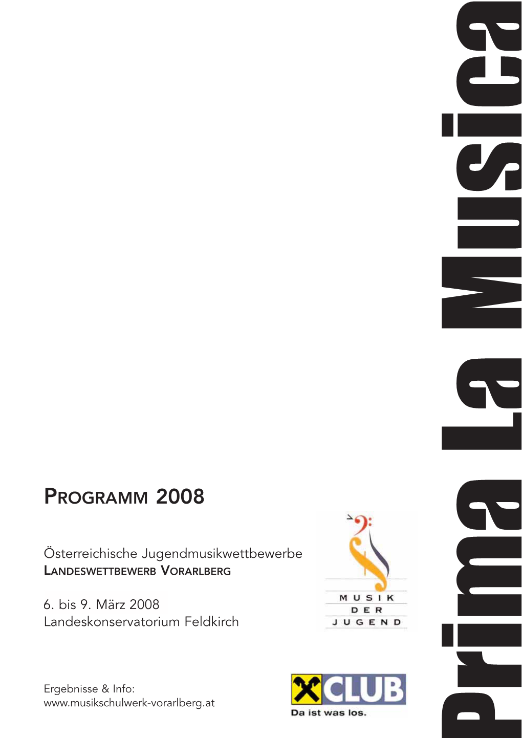 Programmheft 28.02.2008