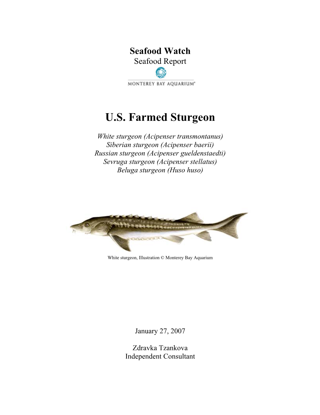U.S. Farmed Sturgeon