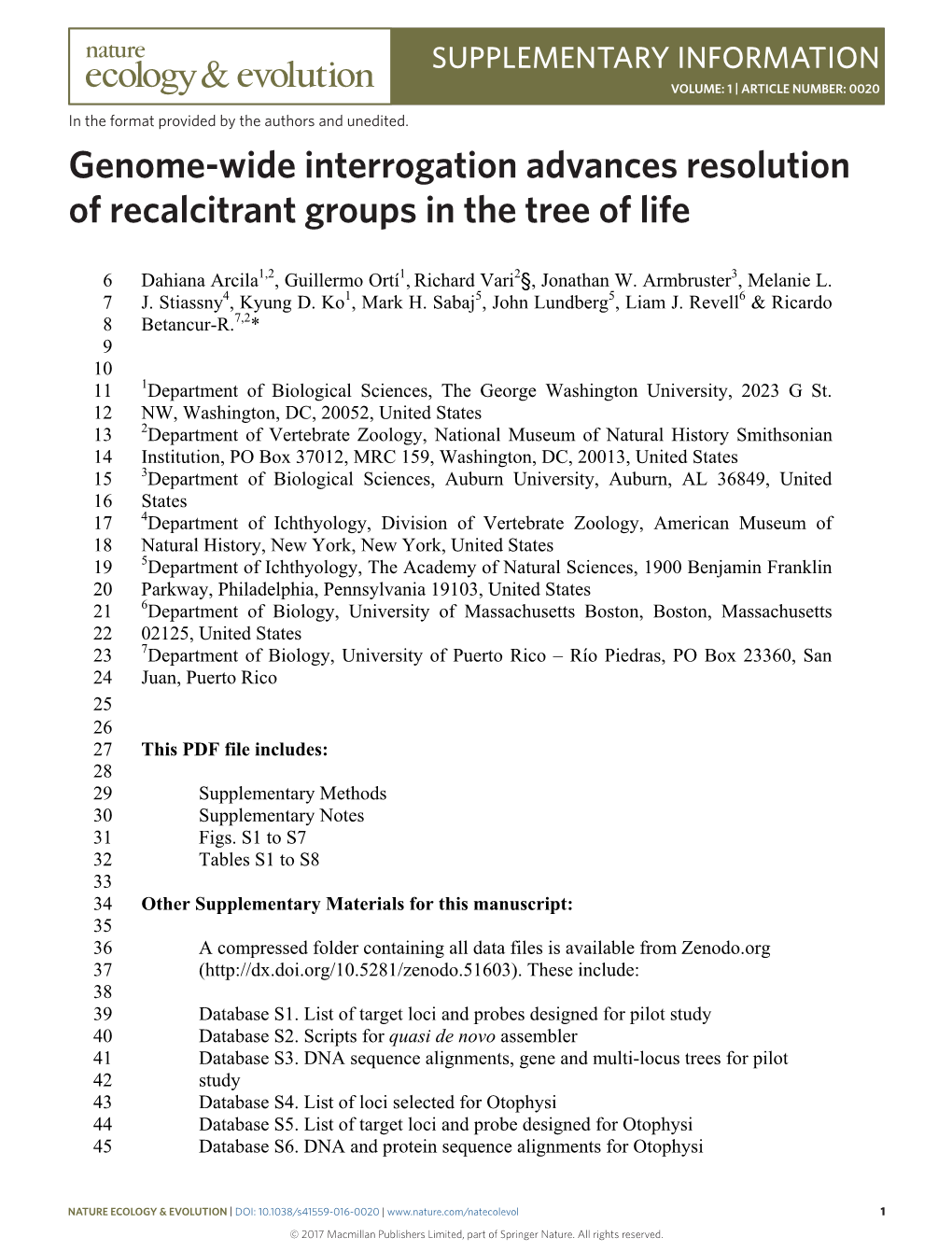 Genome-Wide Interrogation Advances Resolution of Recalcitrant Groups In