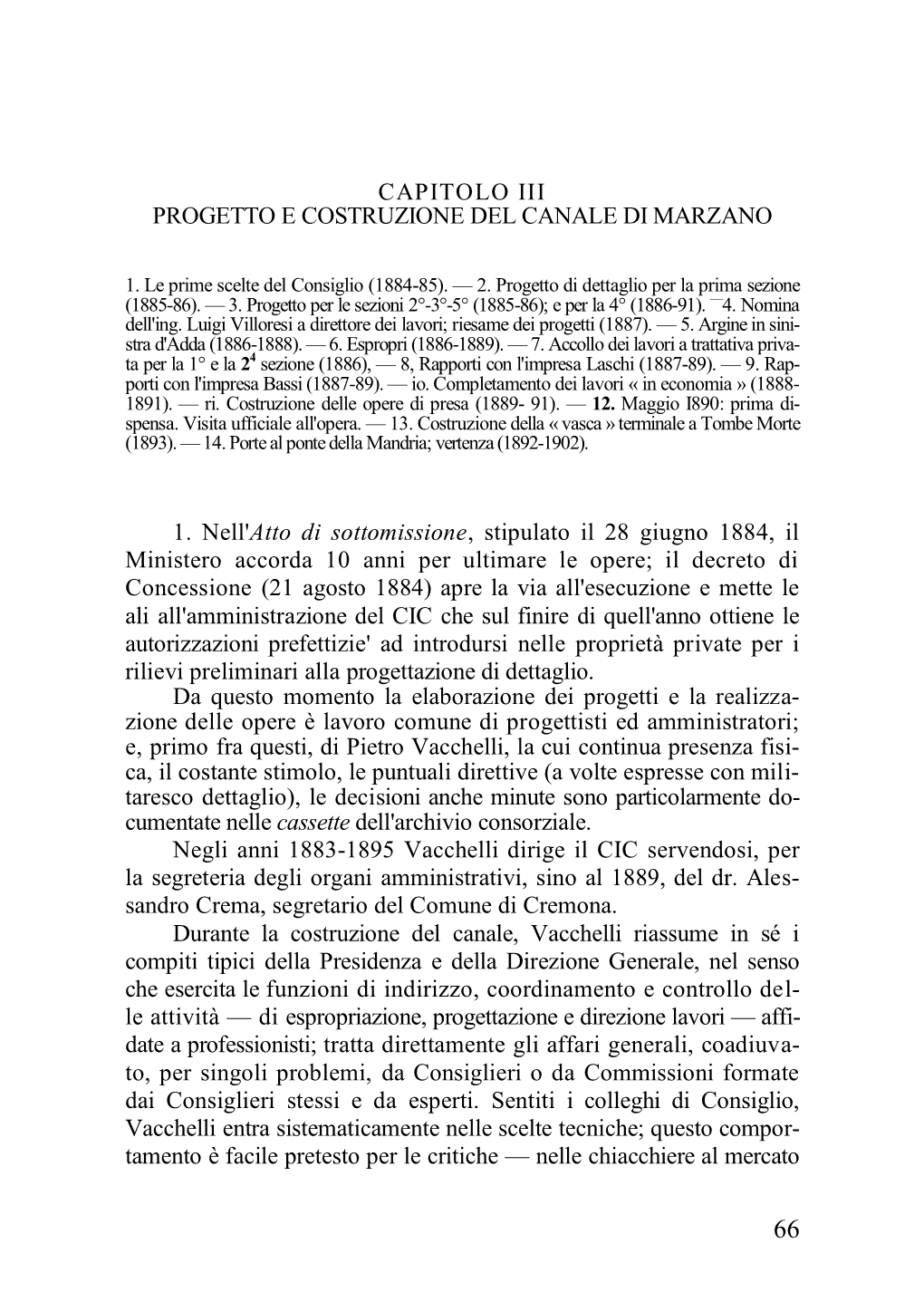 Progetto E Costruzione Del Canale Di Marzano