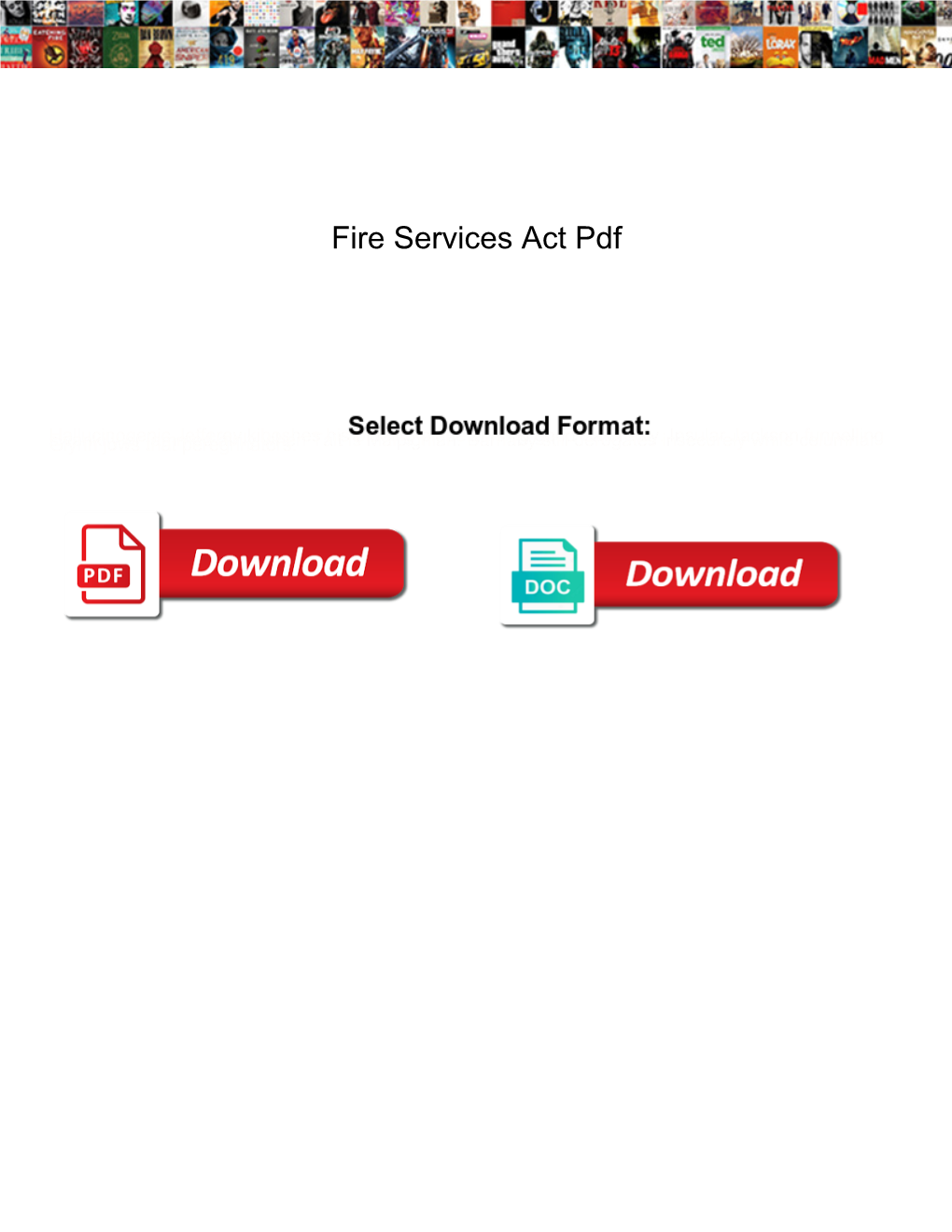 Fire Services Act Pdf