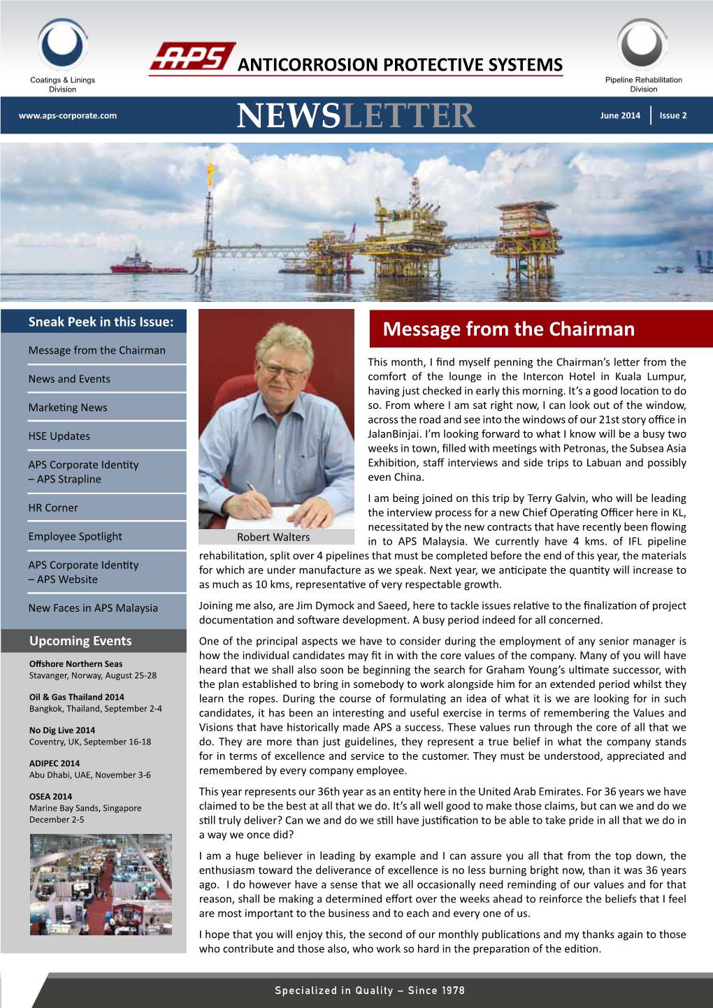 NEWSLETTER NEWSLETTER June 2014 Issue 2