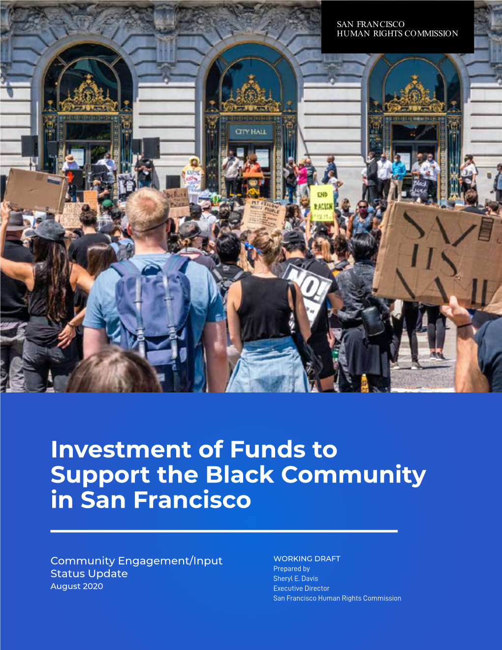 Investment of Funds to Support the Black Community in San Francisco