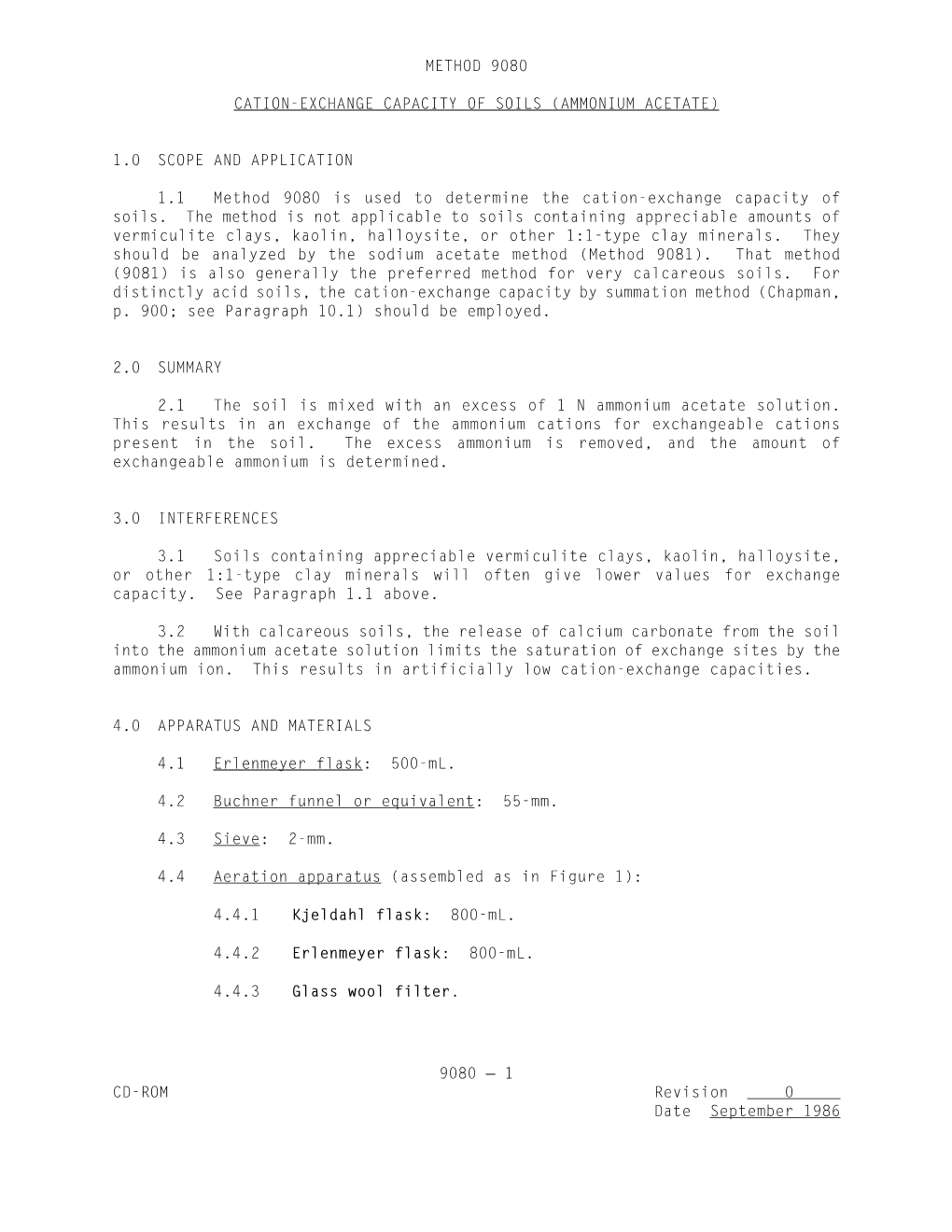 Cation-Exchange Capacity of Soils (Ammonium Acetate)