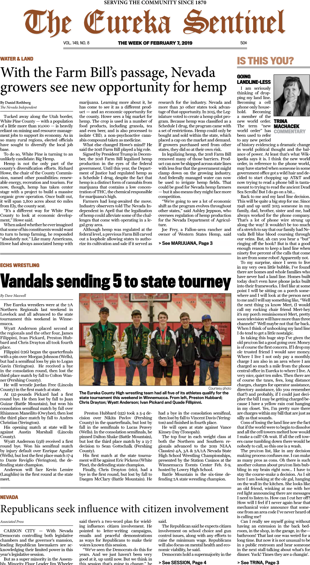 Vandals Sending 5 to State Tourney Into Their Frameworks