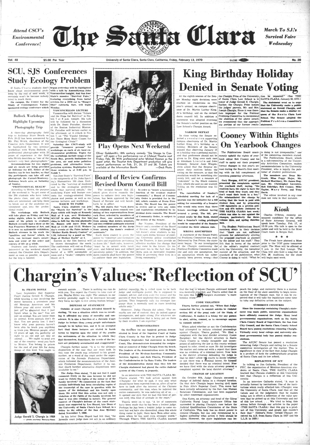 Chargin'svalues: 'Reflection of SCU'